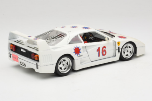 Ferrari F40 #16 Borsenmodells Blanco Limited Edition 333 pcs 1987 Bburago 1:18 3332-W1 Metal - imagen 3 de 8