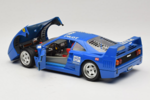 Ferrari F40 Pilot #56 Azul Bburago 1:18 3332-BL1 Metal - imagen 5 de 8