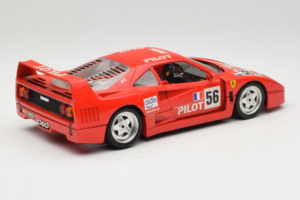 Ferrari F40 #56 Pilot Rojo 1987 Bburago 1:18 3332-P2 Metal - imagen 3 de 8