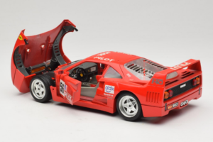 Ferrari F40 #56 Pilot Rojo 1987 Bburago 1:18 3332-P2 Metal - imagen 5 de 8