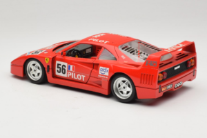 Ferrari F40 #56 Pilot Rojo 1987 Bburago 1:18 3332-P2 Metal - imagen 7 de 8
