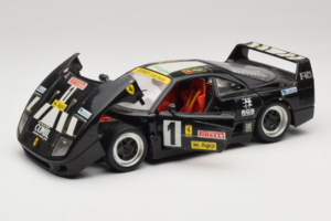 Ferrari F40 Pirelli Agip #1 Negro Bburago 1:18 3332-B1 Metal - imagen 2 de 8
