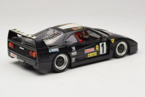 Ferrari F40 Pirelli Agip #1 Negro Bburago 1:18 3332-B1 Metal - imagen 3 de 8