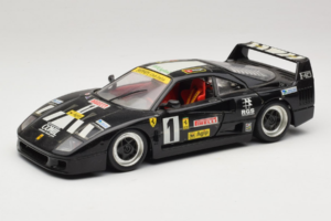 Ferrari F40 Pirelli Agip #1 Negro Bburago 1:18 3332-B1 Metal