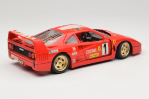 Ferrari F40 Pirelli Agip #1 Ferrari Club Italia Rojo Bburago 1:18 3032-P2 Metal - imagen 3 de 8