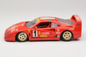 Ferrari F40 Pirelli Agip #1 Ferrari Club Italia Rojo Bburago 1:18 3032-P2 Metal - imagen 4 de 8