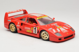 Ferrari F40 Pirelli Agip #1 Ferrari Club Italia Rojo Bburago 1:18 3032-P2 Metal - imagen 6 de 8