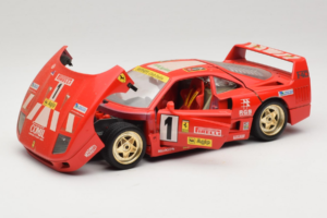 Ferrari F40 Evoluzione #1 Pirelli Agip Rojo con Ruedas Doradas 1992 Bburago 1:18 3042-P2 Metal - imagen 2 de 8