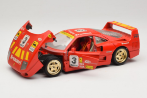 Ferrari F40 #3 Pirelli Rojo 1987 Bburago 1:18 3332-P4 Metal - imagen 2 de 8