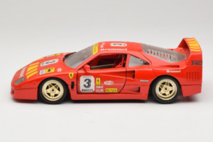Ferrari F40 #3 Pirelli Rojo 1987 Bburago 1:18 3332-P4 Metal - imagen 4 de 8