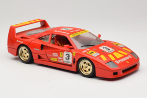 Ferrari F40 #3 Pirelli Rojo 1987 Bburago 1:18 3332-P4 Metal - imagen 6 de 8