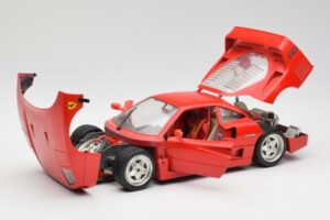 Ferrari F40 Rojo Bburago 1:18 3032 Metal - imagen 2 de 8