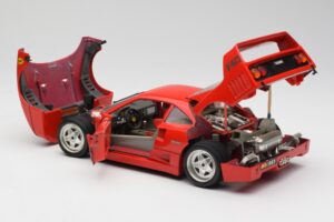 Ferrari F40 Rojo Bburago 1:18 3032 Metal - imagen 5 de 8