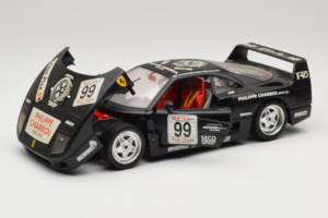 Ferrari F40 Seco #99 Lesseps / Charriol / Balandras Negro Bburago 1:18 3032-B3 Metal - imagen 2 de 8