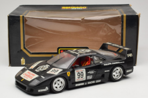 Ferrari F40 Seco #99 Lesseps / Charriol / Balandras Negro Bburago 1:18 3032-B3 Metal - imagen 8 de 8