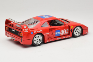 Ferrari F40 #40 the0123 Rojo 1987 Bburago 1:18 3332-P5 Metal - imagen 3 de 8