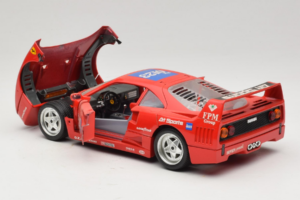 Ferrari F40 #40 the0123 Rojo 1987 Bburago 1:18 3332-P5 Metal - imagen 5 de 8