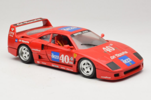 Ferrari F40 #40 the0123 Rojo 1987 Bburago 1:18 3332-P5 Metal - imagen 6 de 8