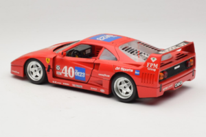 Ferrari F40 #40 the0123 Rojo 1987 Bburago 1:18 3332-P5 Metal - imagen 7 de 8
