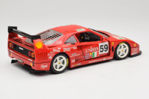 Ferrari F40 LM Unisys #59 Ota / P. Nappi / R. Donovan 24 Hours of Le Mans 1996 Bburago 1:18 3032-U1 Metal - imagen 3 de 8