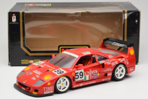 Ferrari F40 LM Unisys #59 Ota / P. Nappi / R. Donovan 24 Hours of Le Mans 1996 Bburago 1:18 3032-U1 Metal - imagen 8 de 8