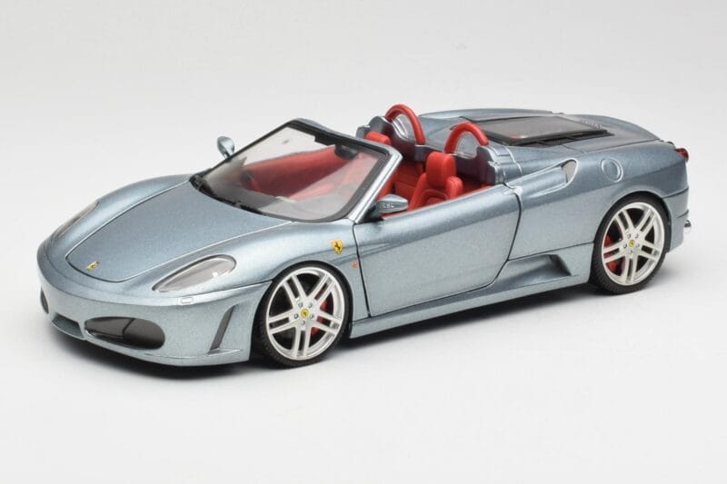 Ferrari F430 Spider Blue Metallic Hot Wheels 1:18 H3074 Metal