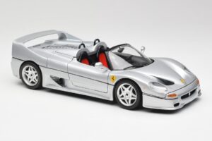 Ferrari F50 Descapotable Plata Bburago 1:18 3372 Metal - imagen 6 de 8