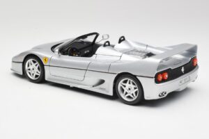 Ferrari F50 Descapotable Plata Bburago 1:18 3372 Metal - imagen 7 de 8