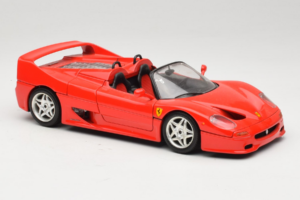 Ferrari F50 Descapotable Rojo Bburago 1:18 3372-P1 Metal - imagen 6 de 8