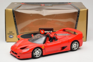 Ferrari F50 Descapotable Rojo Bburago 1:18 3372-P1 Metal - imagen 8 de 8
