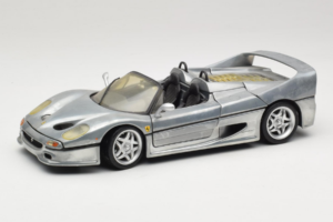 Ferrari F50 Descapotable Chrome Silver Edición Limitada Hot Wheels 1:18 25741 Metal