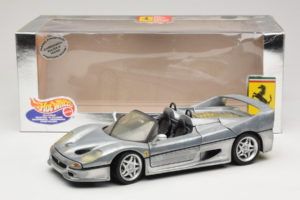 Ferrari F50 Descapotable Chrome Silver Edición Limitada Hot Wheels 1:18 25741 Metal - imagen 8 de 8