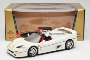 Ferrari F50 Descapotable Blanco Bburago 1:18 3352-W1 Metal - imagen 8 de 8