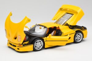Ferrari F50 Giallo Modena Maisto 1:18 F50001 Metal - imagen 2 de 8
