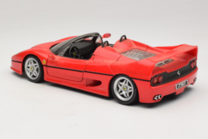 Ferrari F50 Spider Rojo Shell Maisto 1:18 3076-M1 Metal - imagen 7 de 8