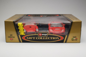 Ferrari Gift Set 250 Testa Rossa & 360 Modena Challenge Rojo Bburago 1:18 GC001 Metal - imagen 2 de 2