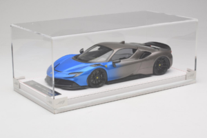 Ferrari SF90 Novitec Blue Grey Metallic IVY 1:18 REMC029 Resina - imagen 6 de 7