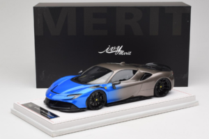Ferrari SF90 Novitec Blue Grey Metallic IVY 1:18 REMC029 Resina - imagen 7 de 7