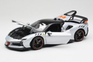 Ferrari SF90 XX Stradale Arctic White Bburago 1:18 18-16020W Metal - imagen 2 de 8