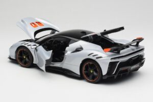 Ferrari SF90 XX Stradale Arctic White Bburago 1:18 18-16020W Metal - imagen 5 de 8
