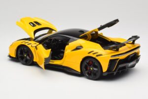 Ferrari SF90 XX Stradale Giallo Modena Bburago 1:18 18-16020Y Metal - imagen 5 de 8