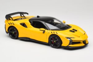 Ferrari SF90 XX Stradale Giallo Modena Bburago 1:18 18-16020Y Metal - imagen 6 de 8