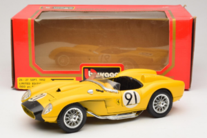 Ferrari 250 Testa Rossa #91 Amarillo Edición Limitada Bburago 1:18 3007-Y1 Metal - imagen 8 de 8