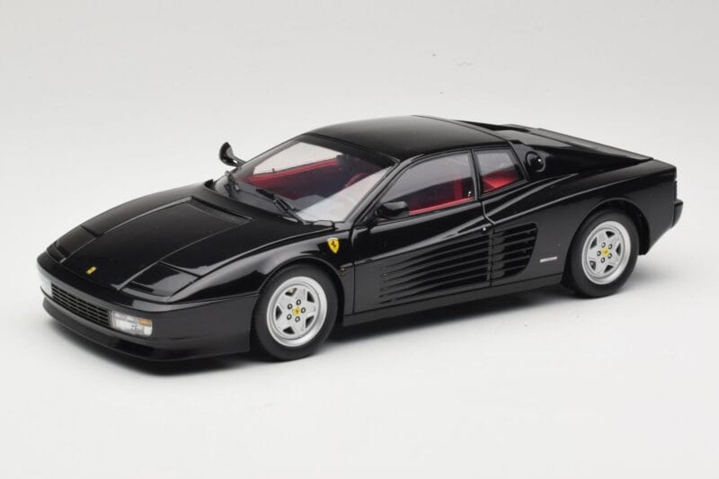 Ferrari Testarossa Negro Kyosho 1:18 08425BK Metal