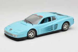 Ferrari Testarossa Borsenmodell 1997 Edición Limitada Azul Bburago 1:18 B002 Metal