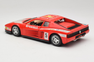 Ferrari Testarossa Brummel #5 Rojo 1984 Bburago 1:18 3004-P1 Metal - imagen 7 de 8