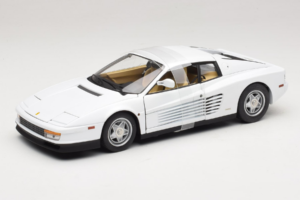 Ferrari Testarossa Blanco Miami Vice Hot Wheels 1:18 P9904 Metal