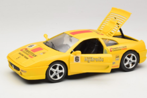 Ferrari F355 Berlinetta Amarillo Racing Solido 1:18 9009-Y1 Metal - imagen 2 de 8