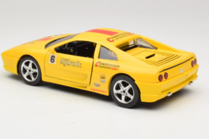 Ferrari F355 Berlinetta Amarillo Racing Solido 1:18 9009-Y1 Metal - imagen 7 de 8