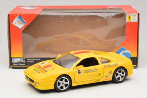 Ferrari F355 Berlinetta Amarillo Racing Solido 1:18 9009-Y1 Metal - imagen 8 de 8